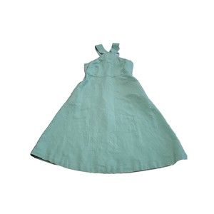 Linen Turqoise Casual Dress 00 Petites NWT Resort Holiday Vacation Cruise Wear